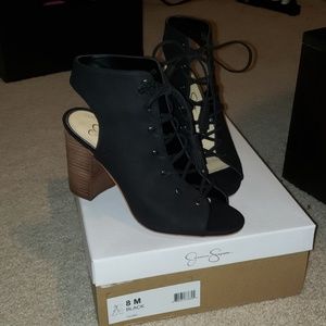 Brand new Jessica Simpson lace up heels